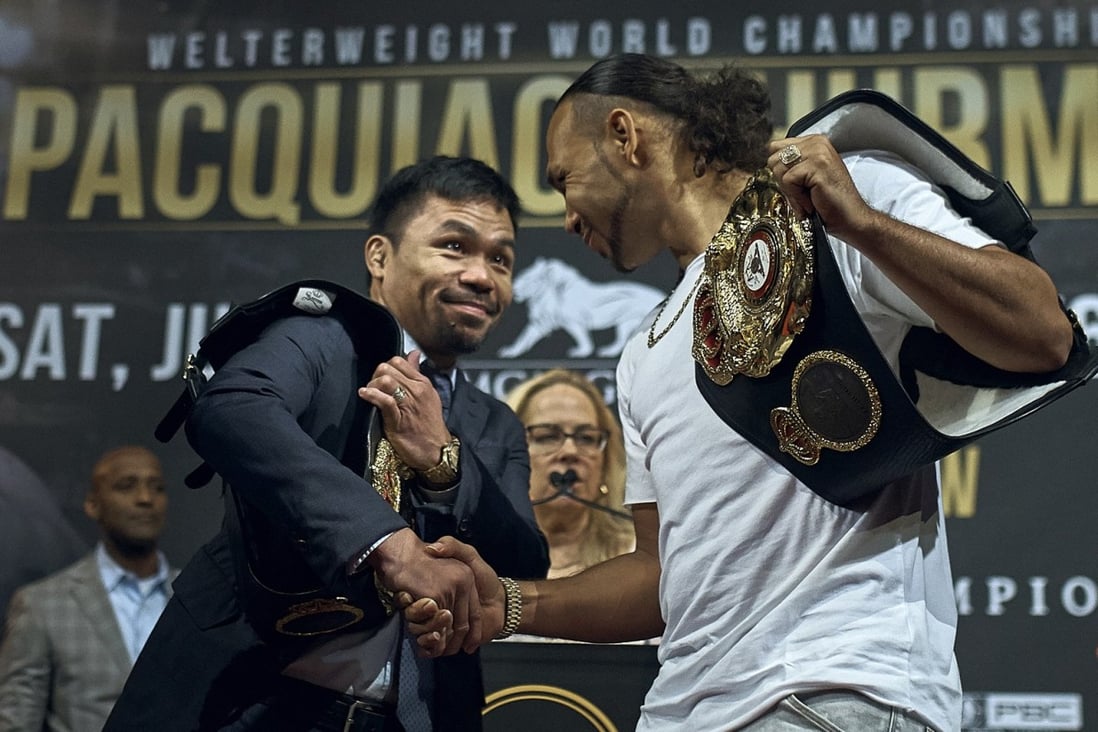 Manny Pacquiao 'crucify' taunt explained as Keith Thurman gets biblical  again with his trash talk | South China Morning Post