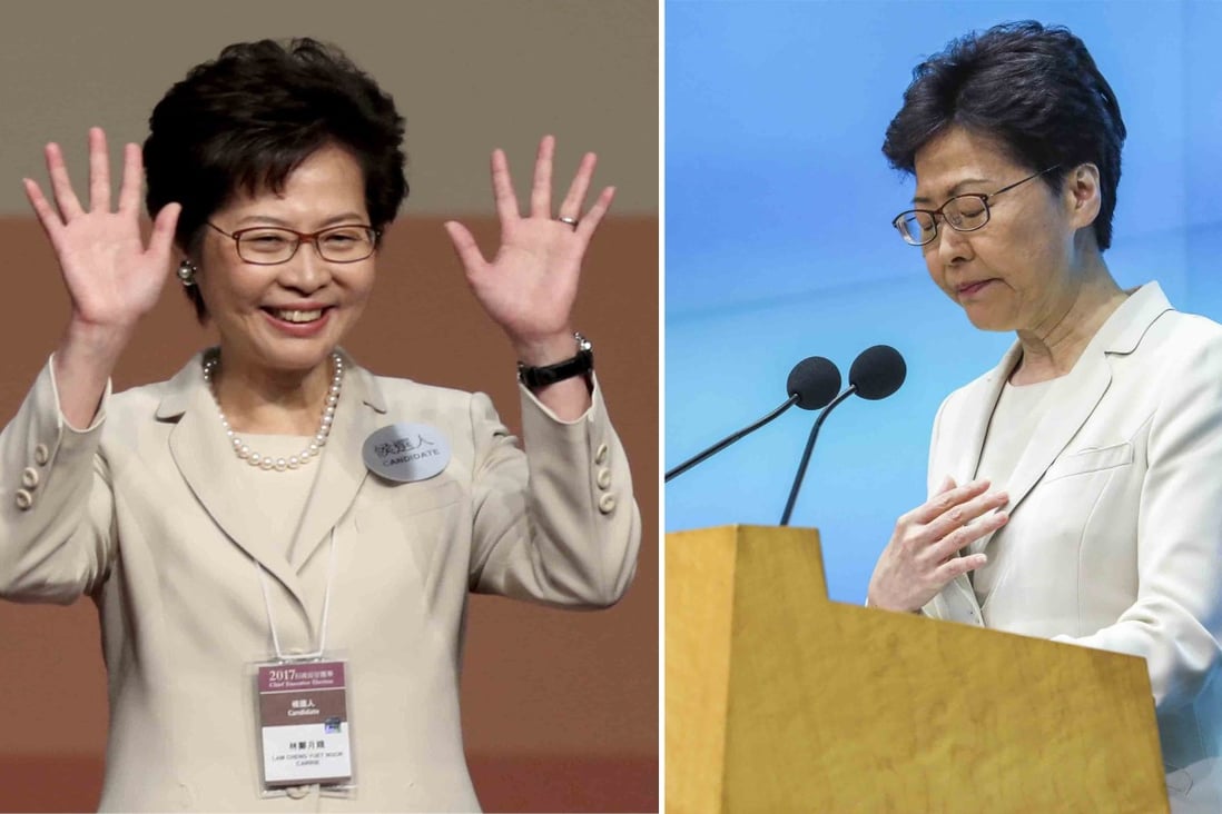 Carrie Lam’s self-image as a “good fighter” may have led her to underestimate the enormous effort needed to overcome opposition to the extradition bill. Photo: SCMP
