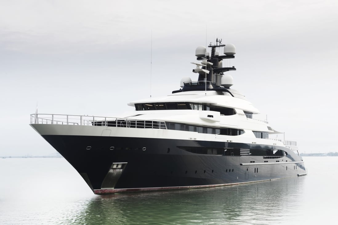 Equanimity, the US$250 million superyacht, has been renamed Tranquility and is available for charter at US$1.25 million a week. Photo: Handout