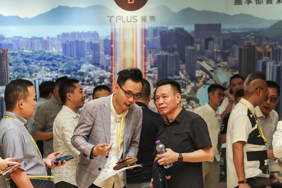 The T-Plus residential property, jointly developed by Jiayuan International Group and Stan Group, has so-called micro flats starting at HK$1.73 million (US$222,200). Photo: Edward Wong