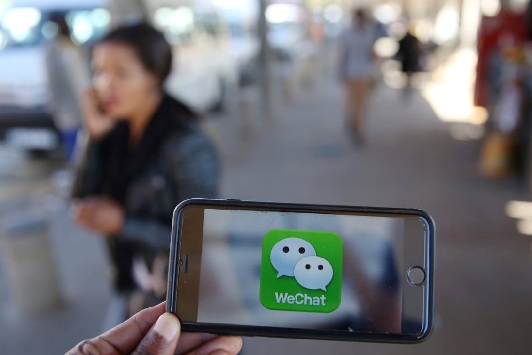 Tencent’s WeChat uses censorship mechanisms to screen images sent between users in one-to-one and group chats. Photo: Reuters