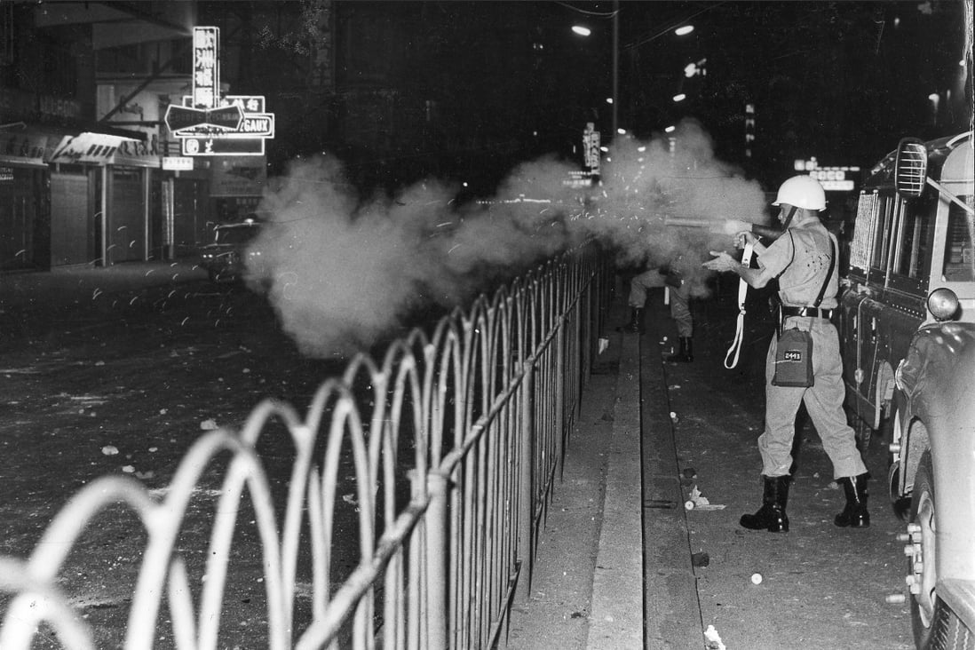 Rioting in Kowloon in April 1966. File photo