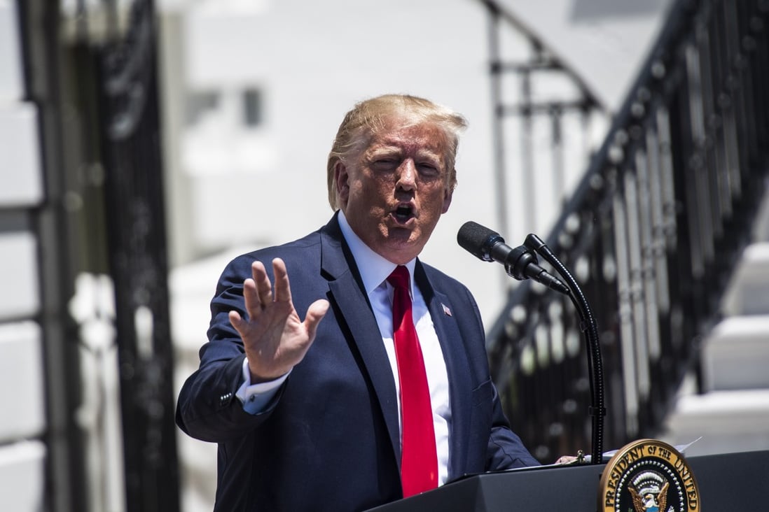 US President Donald Trump suggested at the start of July that the United States manipulate the value of the US dollar to offset competitive devaluation by China. Photo: Washington Post