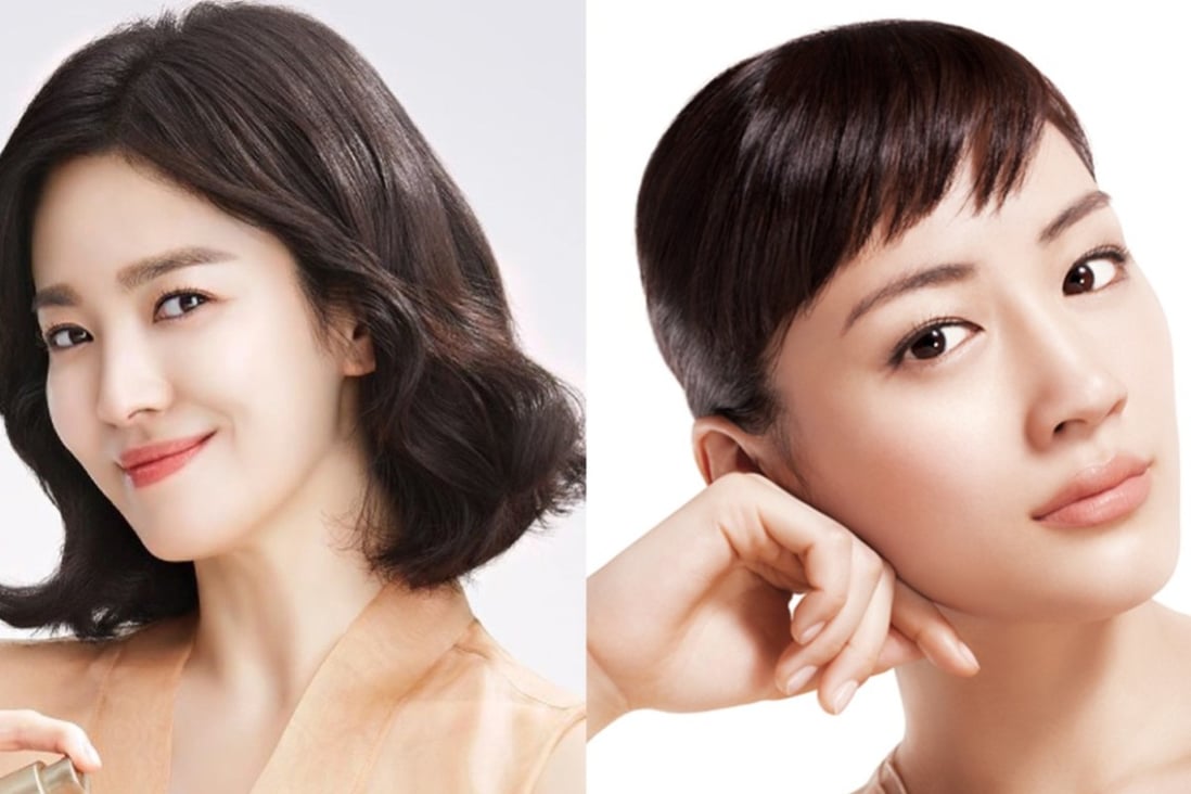 South Korean actress Song Hye-kyo (left) is the face of Korean brand Sulwhasoo, while Japanese actress, model and singer Ayase Haruka is brand ambassador for Japanese cosmetics brand SK-II.