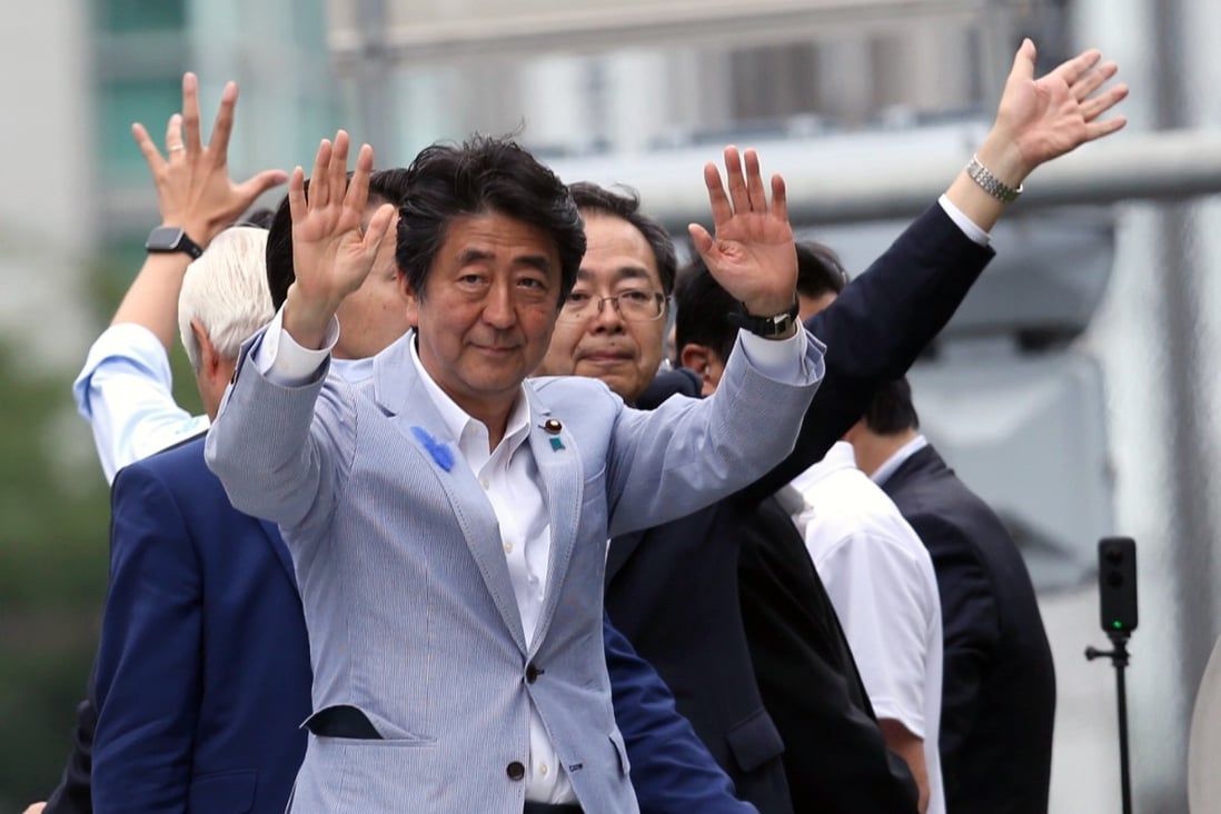 Japanese Prime Minister Shinzo Abe. Photo: Bloomberg