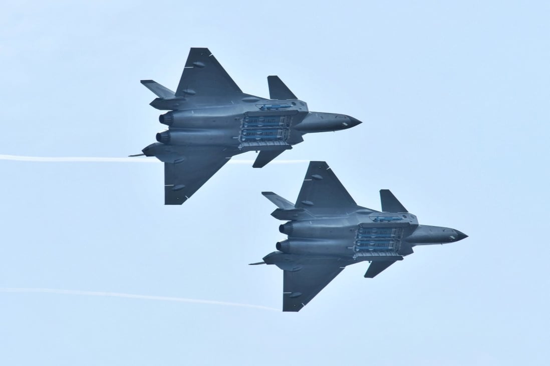 Engineers are working on a shorter version of the J-20 stealth jet to make it suitable for use on China’s new aircraft carriers, military insiders say. Photo: Reuters