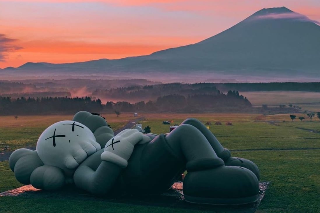 Next stop, Japan: Pop artist Kaws takes Companion to Mount Fuji on