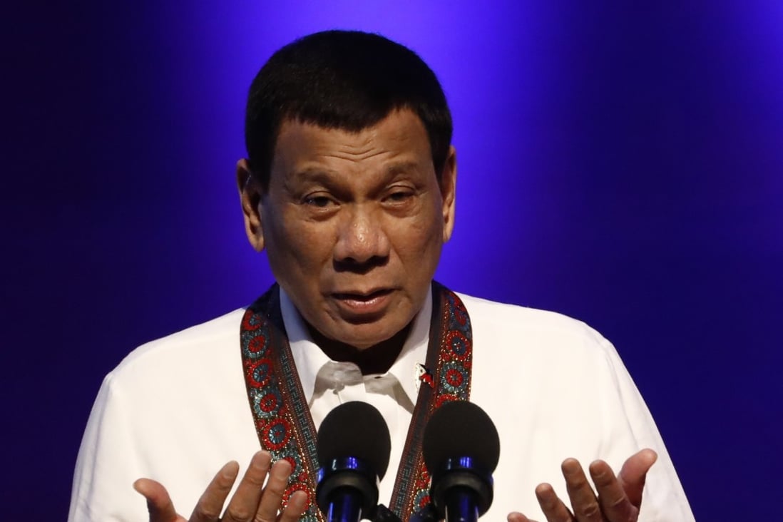 Philippine President Rodrigo Duterte delivers a speech in Manila on July 12. Photo: EPA