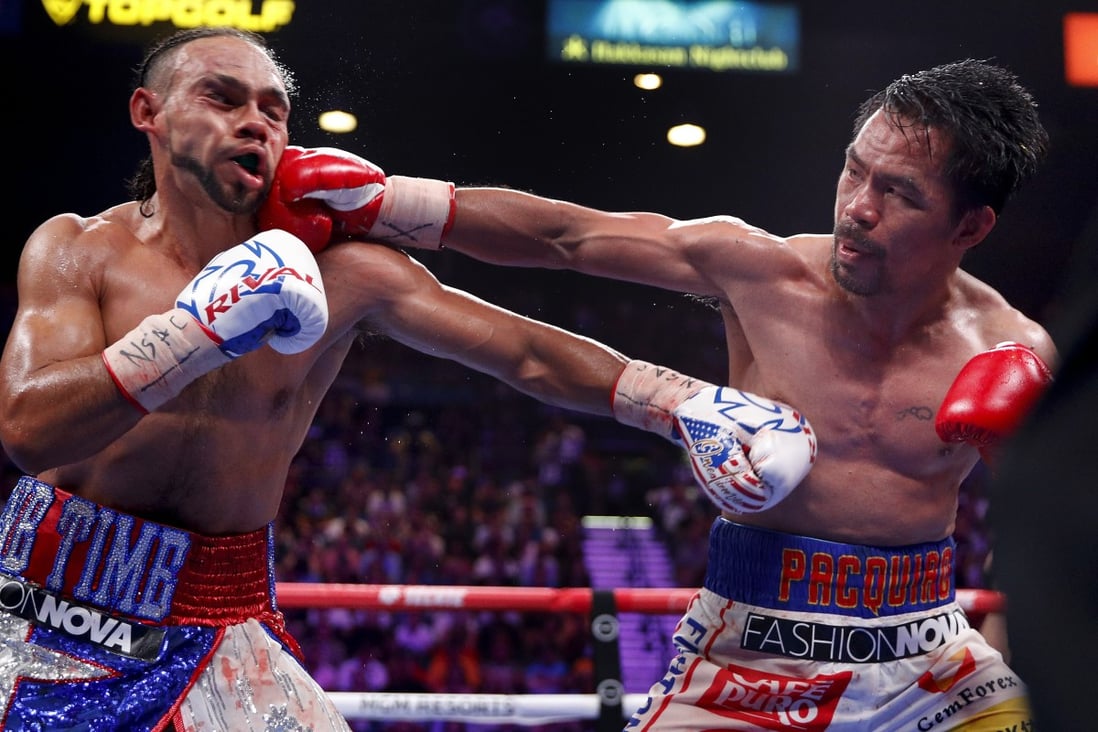 Manny Pacquiao defeats Keith Thurman on points in stunning victory to