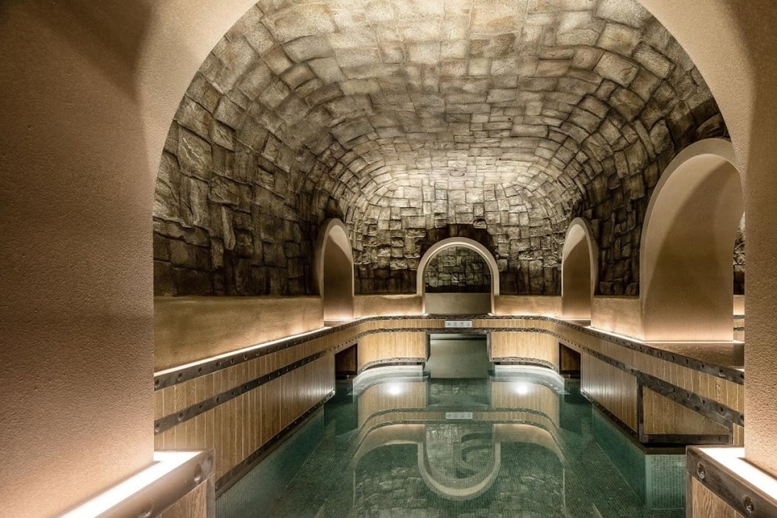The Cave Spa at Cimer, a luxury jjimjilbang, or bathhouse, at Paradise City Hotel and Resort, in Incheon, South Korea.