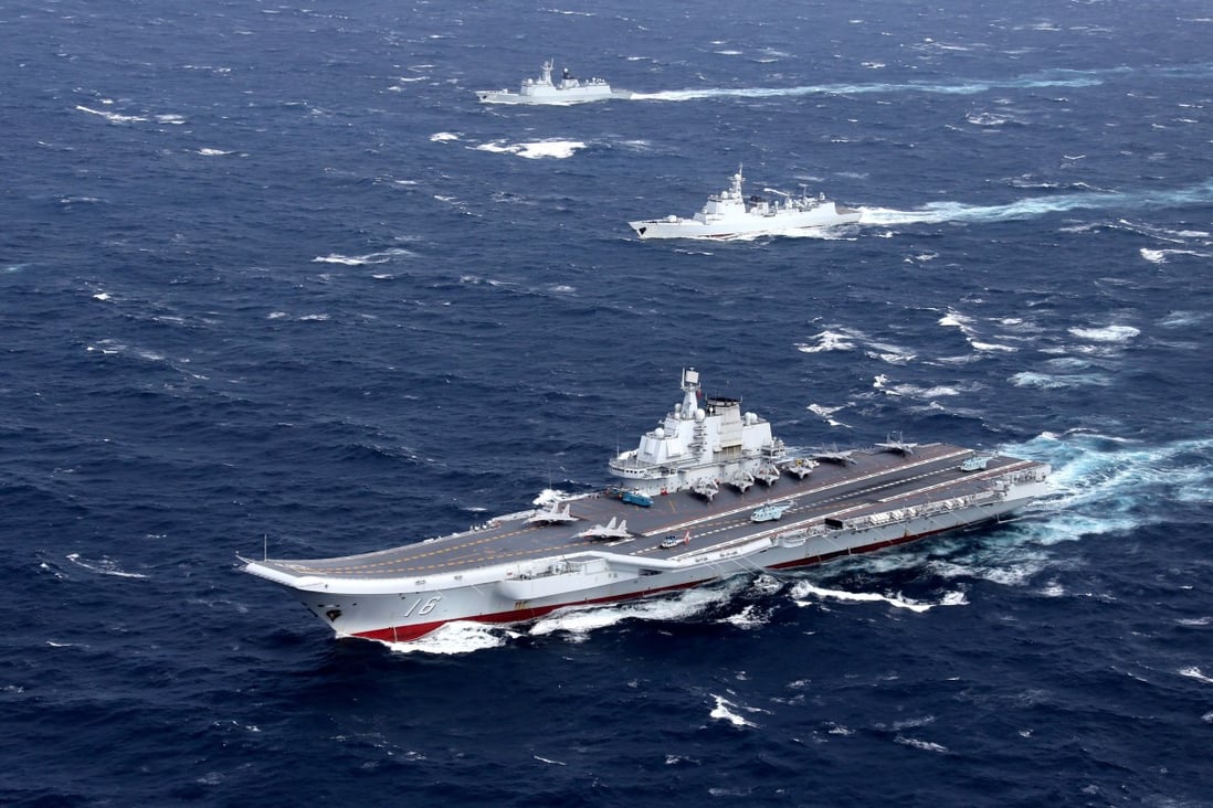One analyst said that the Liaoning aircraft carrier may take part in the exercises. Photo: Reuters