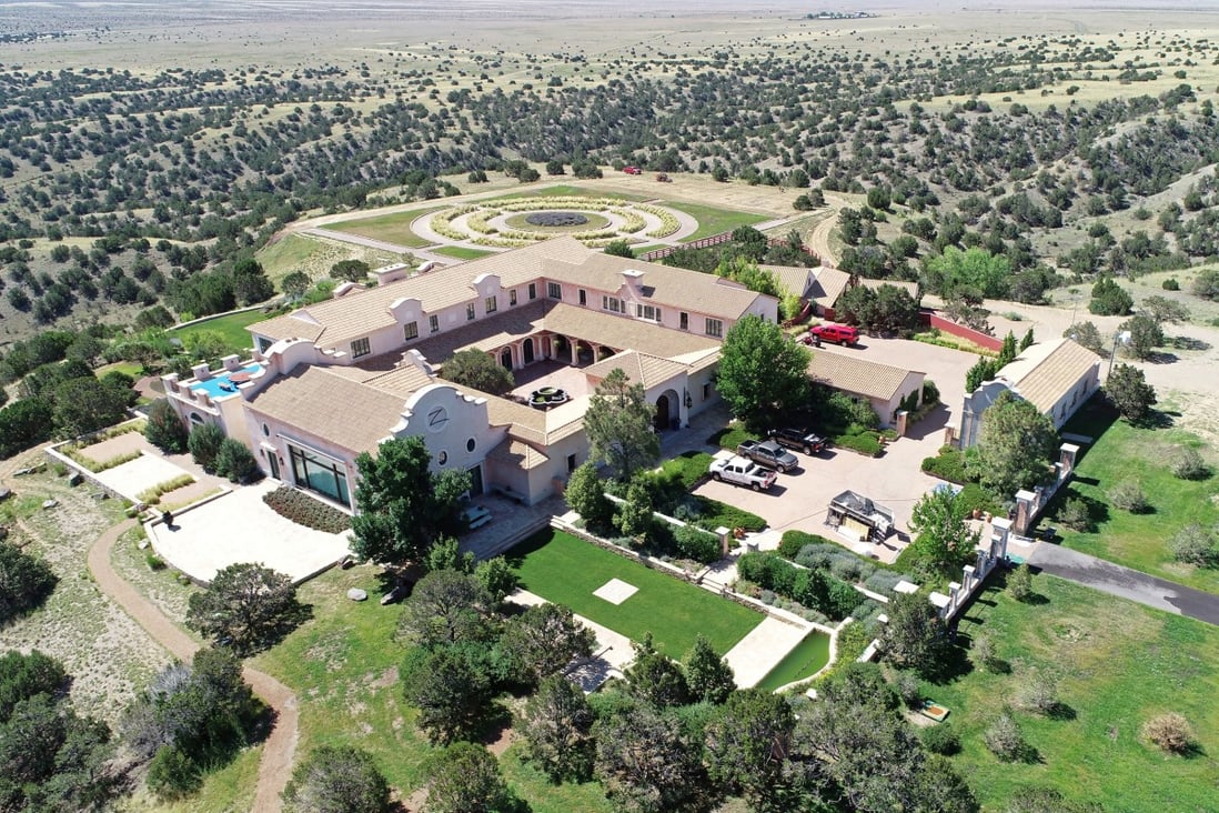 An aerial view of Jeffrey Epstein’s Zorro Ranch in New Mexico in July. Photo: Reuters
