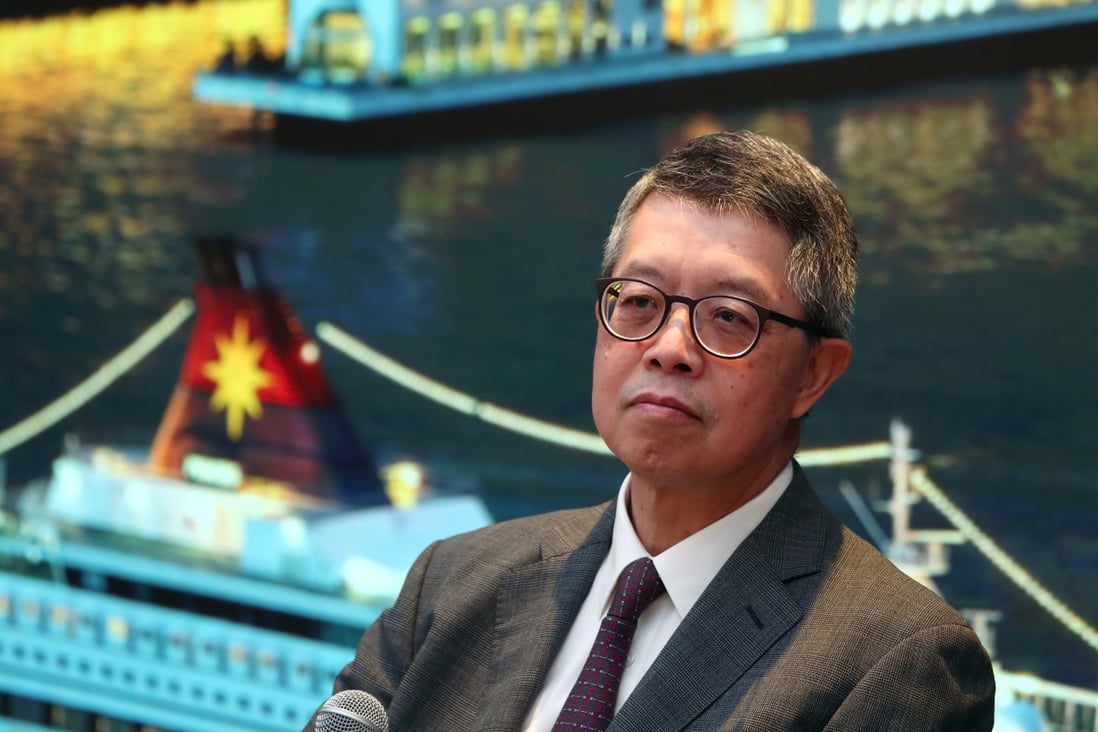 Stephen Ng Tin-hoi, chairman and managing director of Wharf Holdings, said China’s property curbs could affect the company’s future profitability. Photo: Jonathan Wong