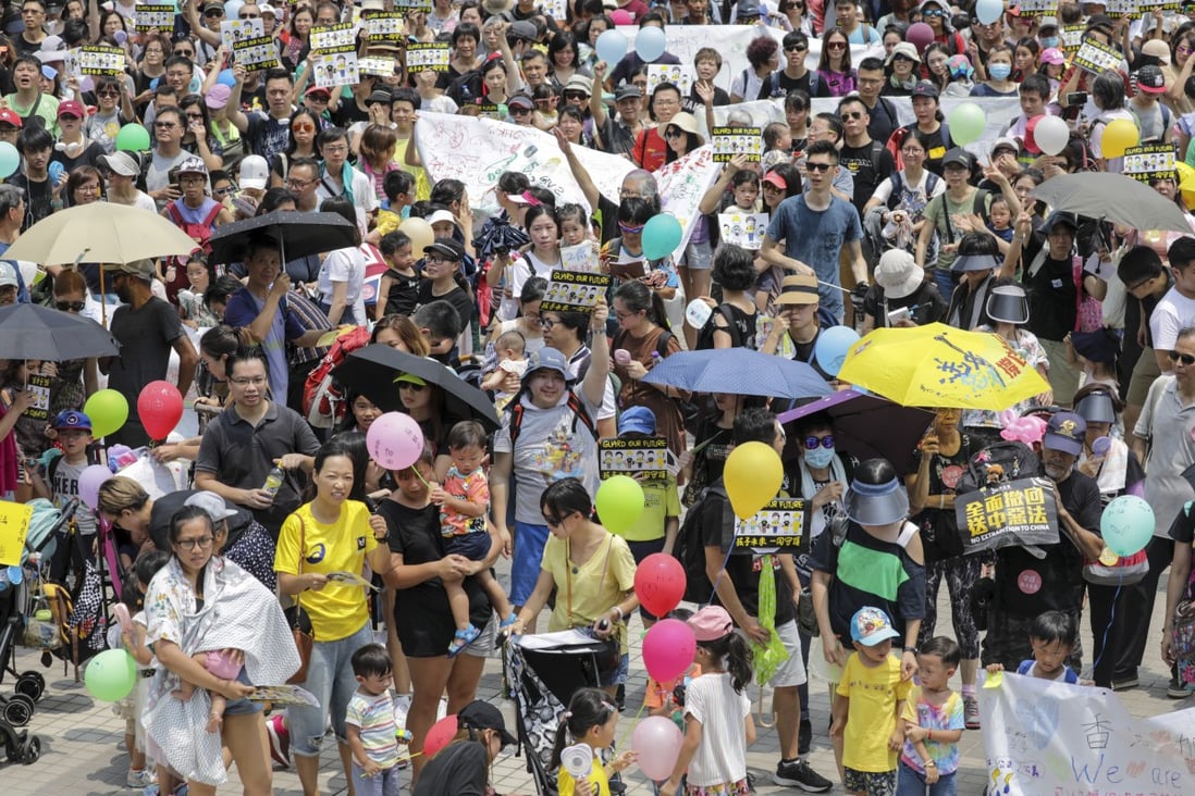 An anti-government protest in Central on August 10. More than 60 per cent of protesters said they had also taken part in the 2014 Occupy protests. Photo: May Tse