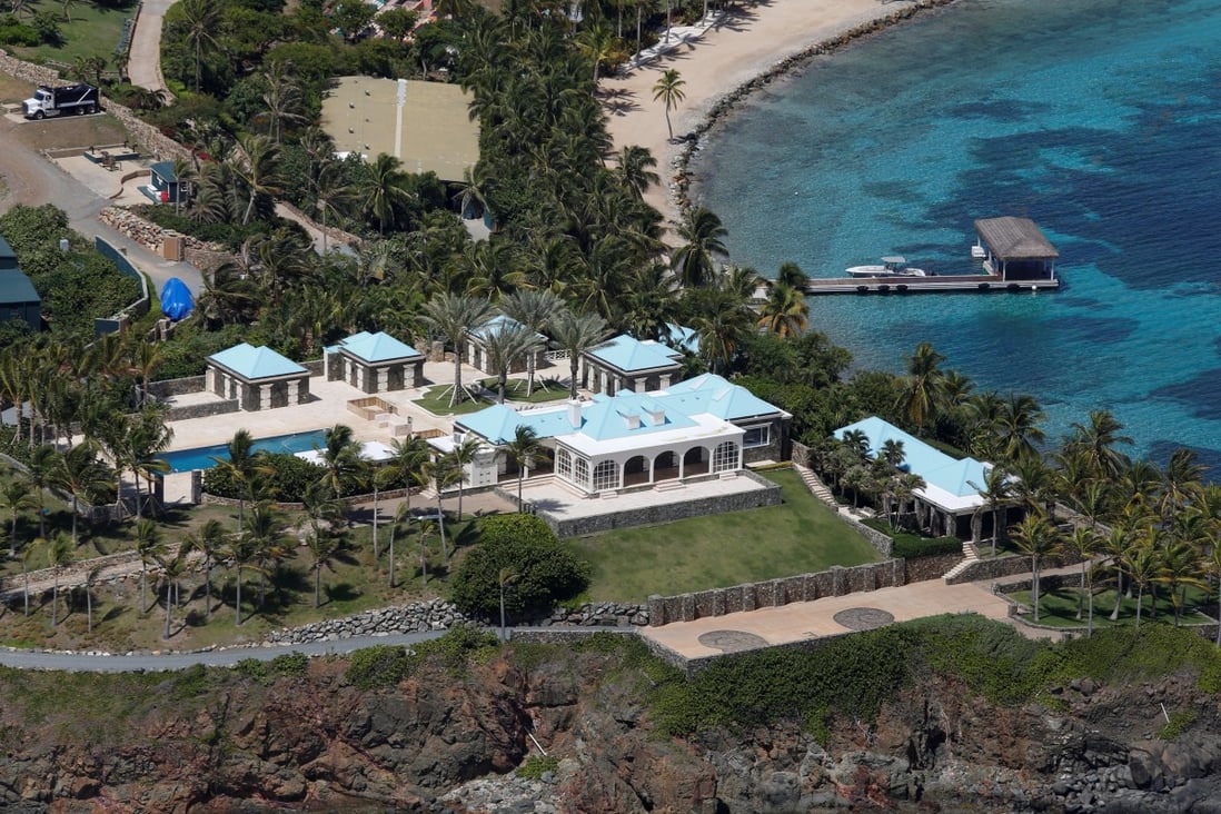 Little St. James Island, where convicted paedophile Jeffrey Epstein took some of his victims. Photo: Reuters