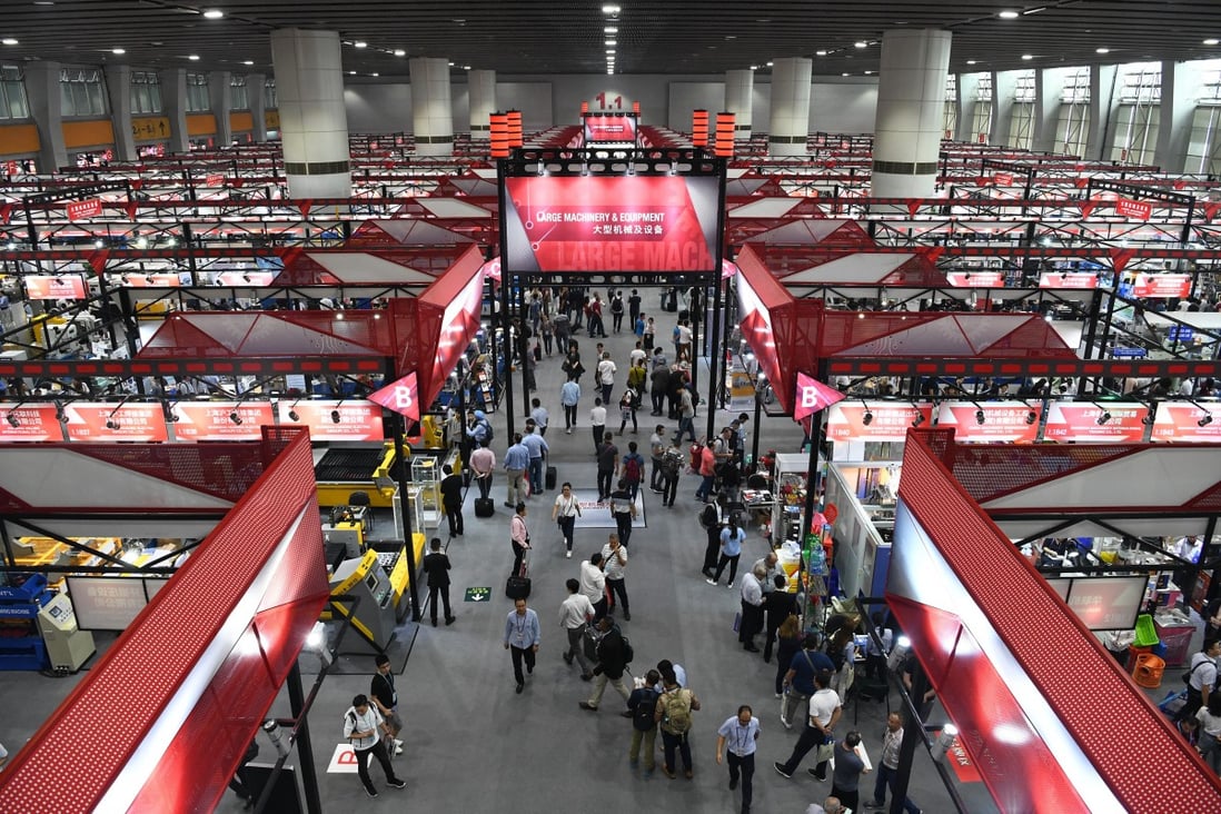 The site of Canton Fair in Guangzhou, capital of south China's Guangdong province, taken at the 124th China Import and Export Fair, also known as the Canton Fair, kicked off here Monday. Photo: Xinhua