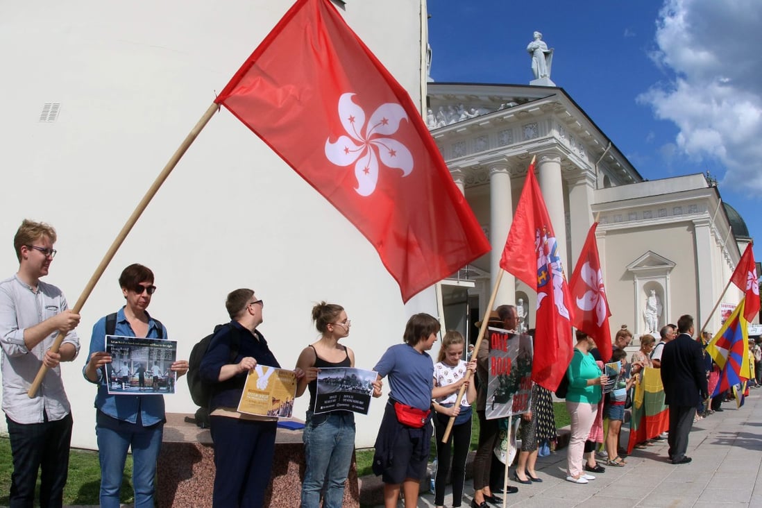 From Catalan separatists to Hong Kong activists, the campaign that helped Baltic states win independence still inspires activists the world over. Photo: AFP