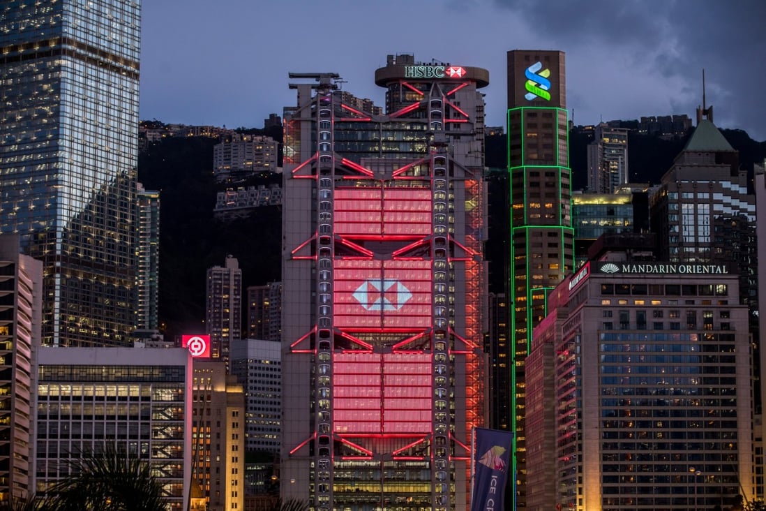 The HSBC headquarters in Hong Kong. Photo: Bloomberg