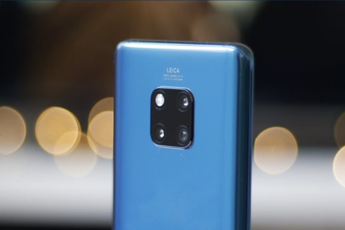 Huawei Technologies’ upcoming Mate 30 series smartphone features an updated camera design. Photo: Twitter