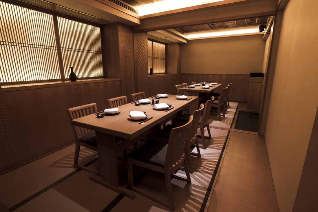 One of the private rooms in the new hidden whisky bar at Kakure in Central.