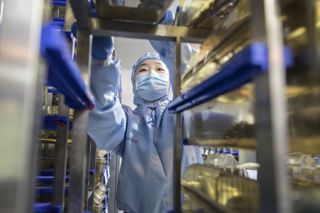 Chinese companies accounted for more than 77 per cent of the country’s total spending on research and development in 2018, according to an official report. Photo: Bloomberg