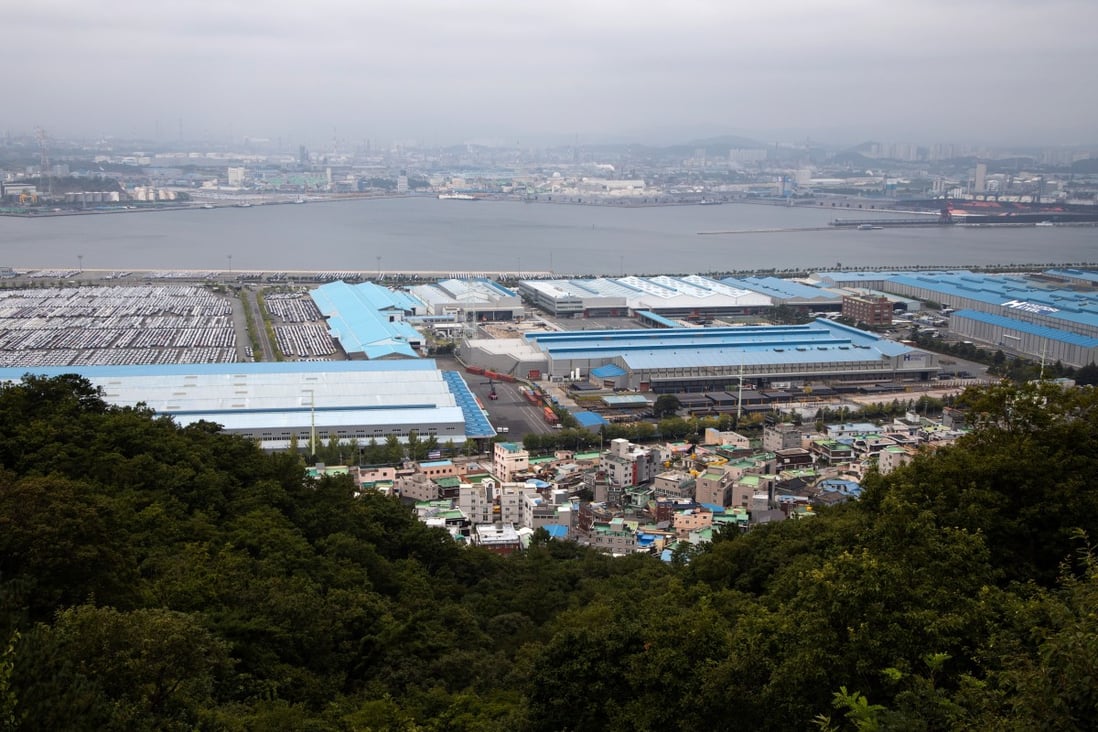 South Korea’s factory activity also shrank in August and contracted for a fourth consecutive month, according to the Nikkei/Markit PMI, which hit 49.0, from 47.3 in July. Photo: Bloomberg