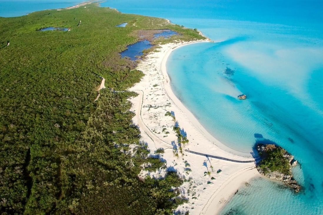 Blue Island in the Exuma Cays in the Bahamas is on sale for US$95 million. Photo: Handout