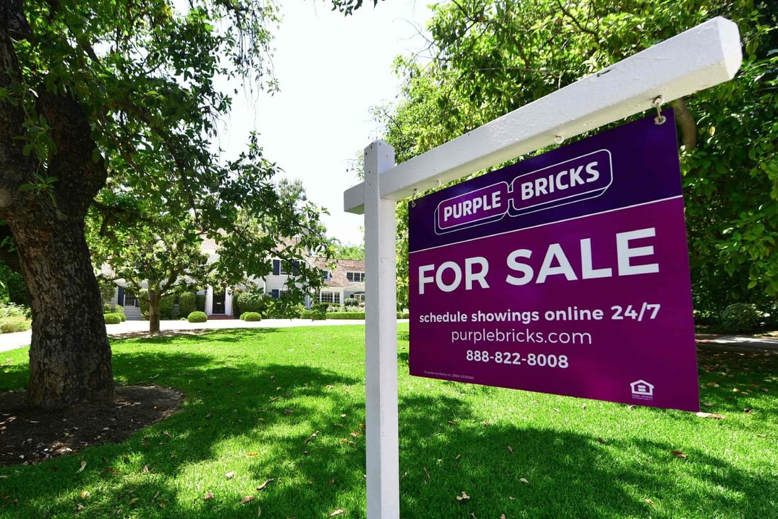 Pending home sales are often considered a leading indicator of the health of the residential property market. Photo: AFP