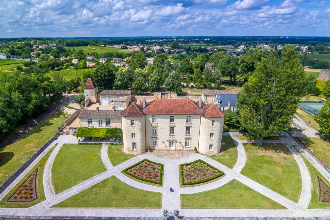 The Château de Cadillac-en-Fronsadais estate in Bordeaux, which was bought by a Chinese businessman in March. The asking price for the estate, which originally included three hectares of vines, was €9 million to €10 million. Photo: SCMP Handout