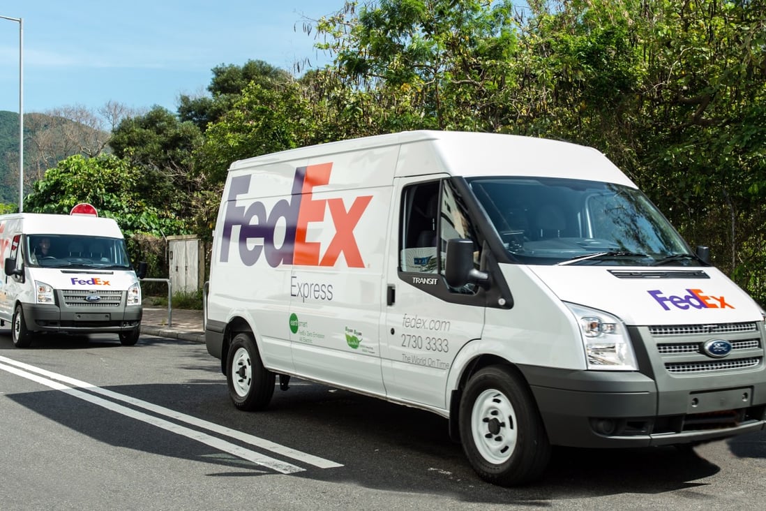 FedEx did not immediately reply to a request for comment, with a spokeswomen confirming a statement will be issued later on Tuesday. Photo: Handout
