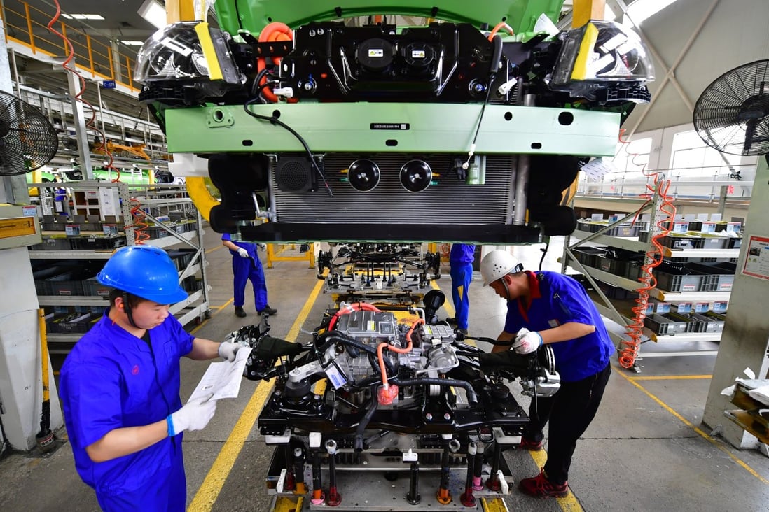 The automotive sector’s output accounts for more than 10 per cent of the country’s gross domestic product. Photo: Xinhua