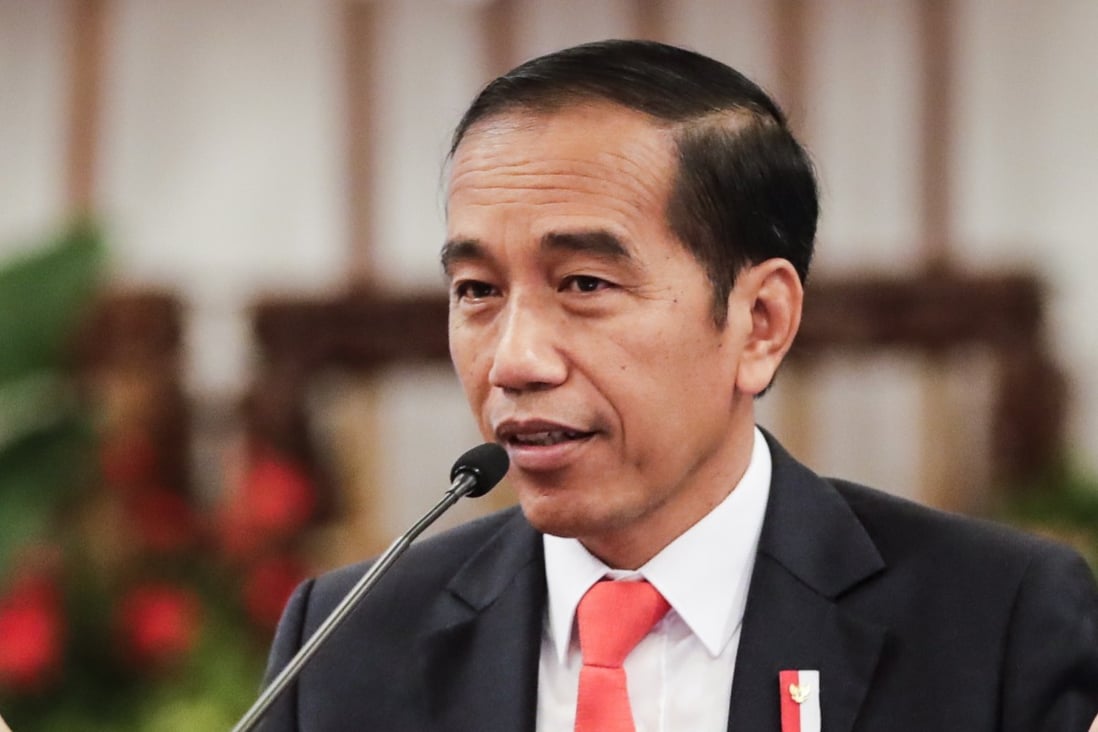 Indonesian President Joko Widodo last month said the country was ready to welcome new industry. Photo: EPA-EFE