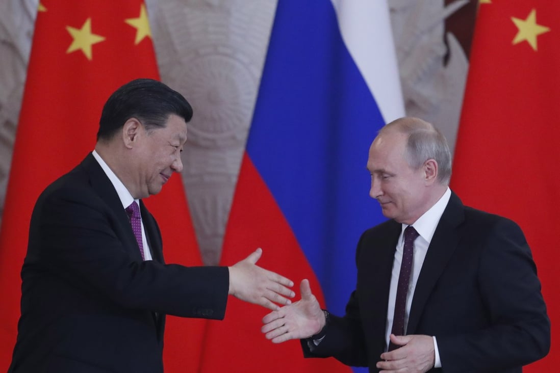 Chinese President Xi Jinping and Russian President Vladimir Putin met in Moscow in June. Photo: EPA