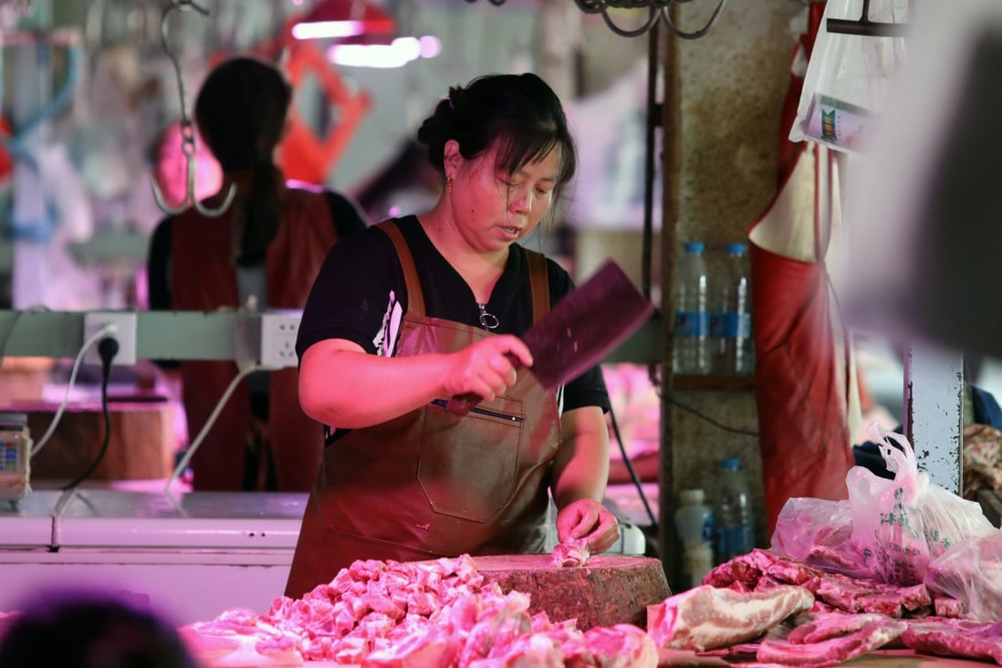 Chinese consumers face record pork prices. Photo: Simon Song