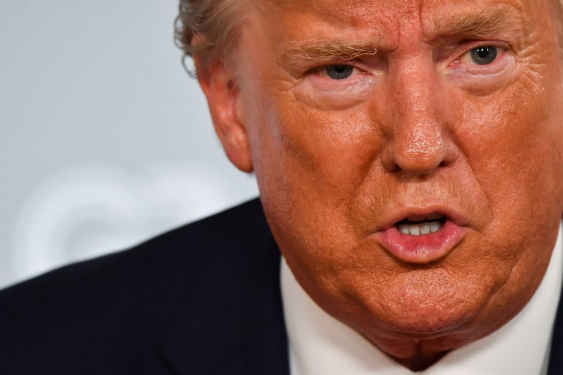 Donald Trump Explains His Distinctive Orange Hue It S The Light Bulbs South China Morning Post