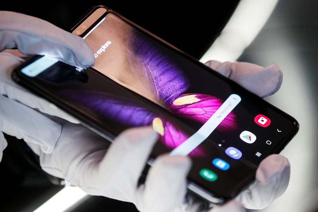 Samsung has high expectations for its Galaxy Fold 5G smartphone seen being presented at the IFA consumer tech fair in Berlin, Germany on September 6. Photo: Reuters
