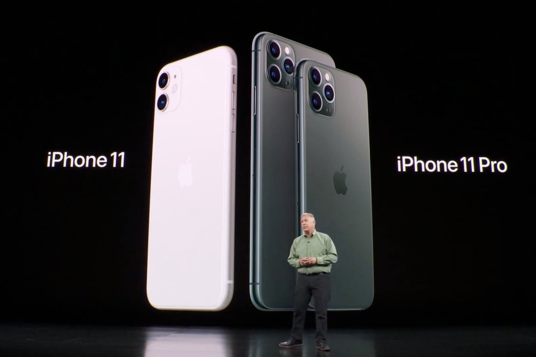 Apple’s iPhone 11 and the iPhone 11 Pro are among the latest batch of new smartphones which it unveiled on September 10. Photo: Apple
