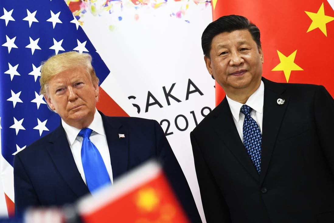 US President Donald Trump and Chinese President Xi Jinping last met in June at the G20 Summit in Osaka, Japan, after which they declared a trade war truce. Negotiations are scheduled for next month. Photo: AFP