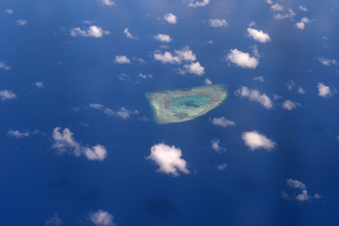 A reef in the disputed Spratly Islands in the South China Sea. Photo: AFP