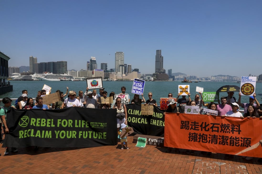 Local green groups aimed to make Friday their biggest demonstration yet, joining other ‘climate strikes’ in over 150 countries. Photo: K.Y. Cheng