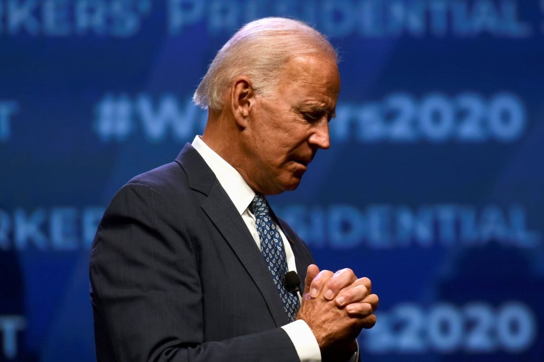 Presidential hopeful Joe Biden has demanded a probe into allegations that Donald Trump tried to bully Ukraine into joining a ‘smear’ aimed at him. File photo; Reuters