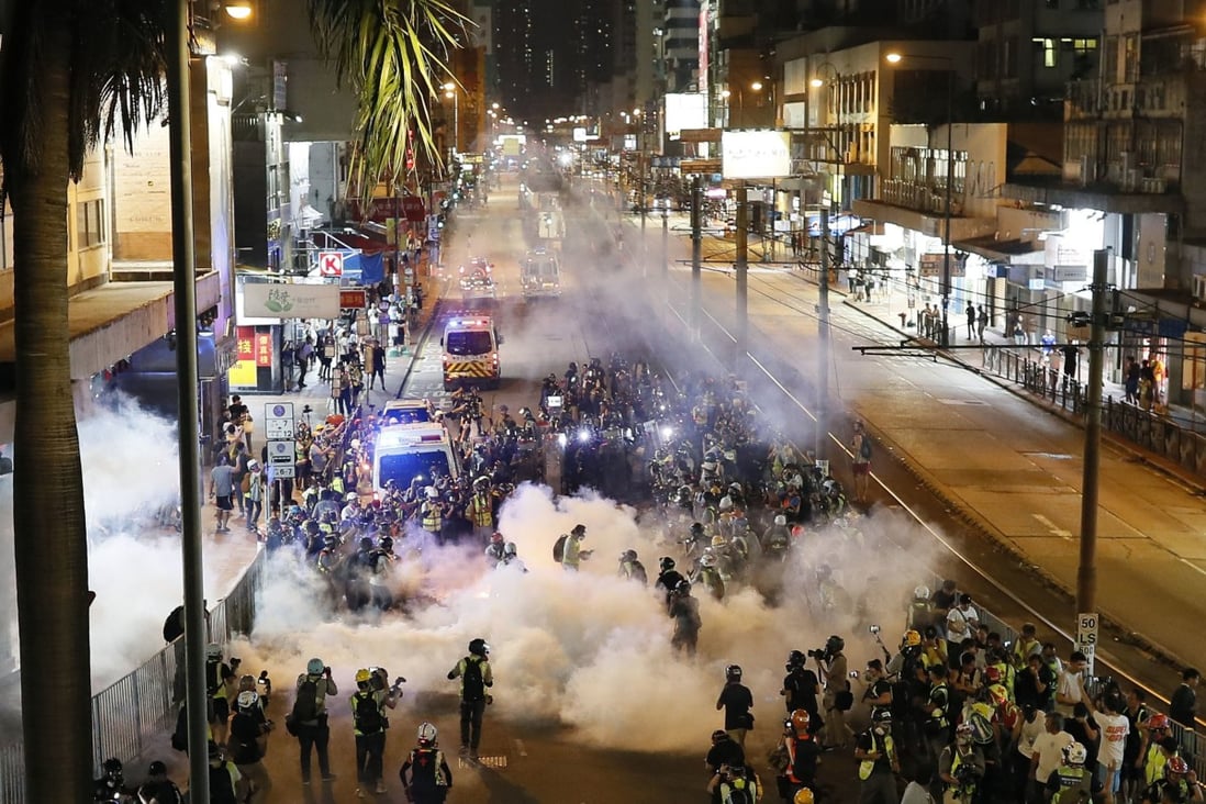 Thursday’s sale was the third since anti-government protests that started in Hong Kong in June aroused concerns over the city’s economic future and its status as a magnet for international capital. Photo: Kyodo
