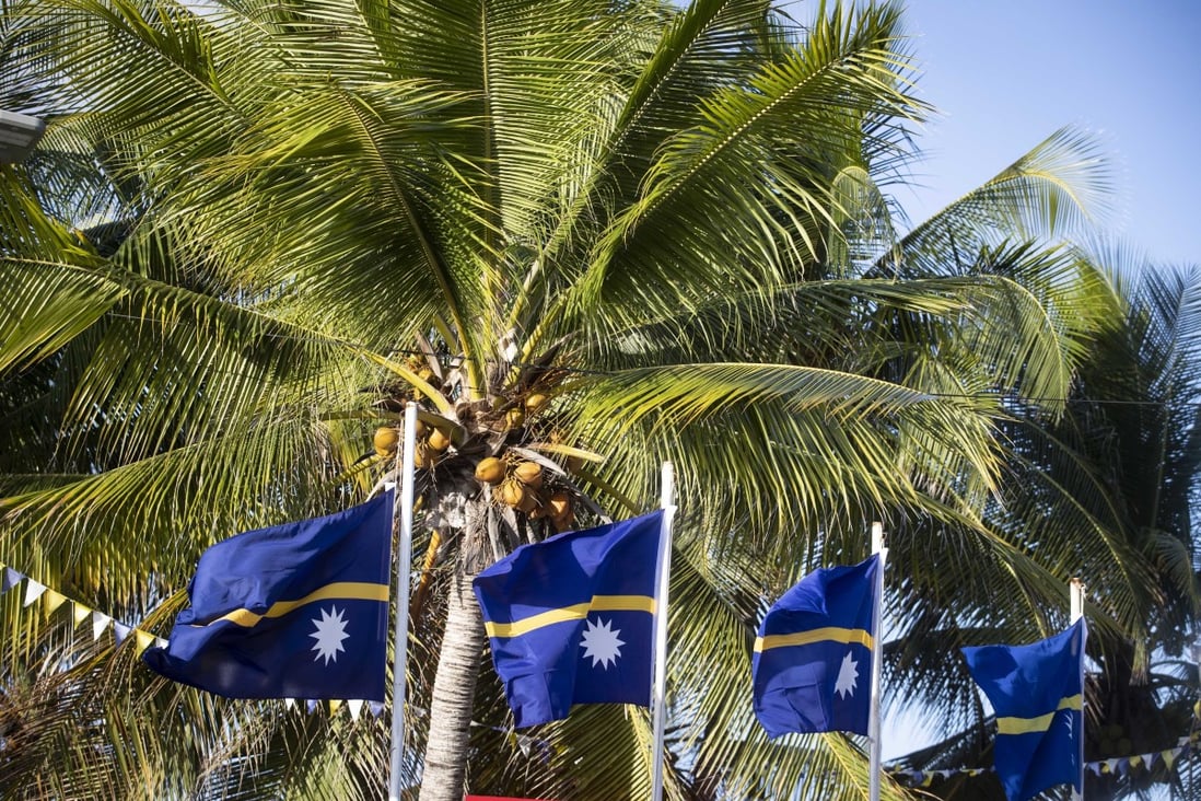 Nauru and Taiwan’s three other remaining Pacific allies have all reaffirmed diplomatic ties. Photo: AP