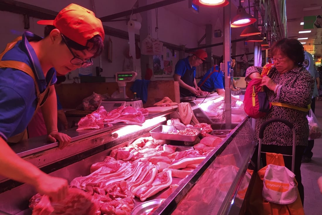 US President Donald Trump said that “China is starting to buy our agricultural product again. They’re starting to go with the beef and all of the different things … pork, very big on pork.” Photo: AP