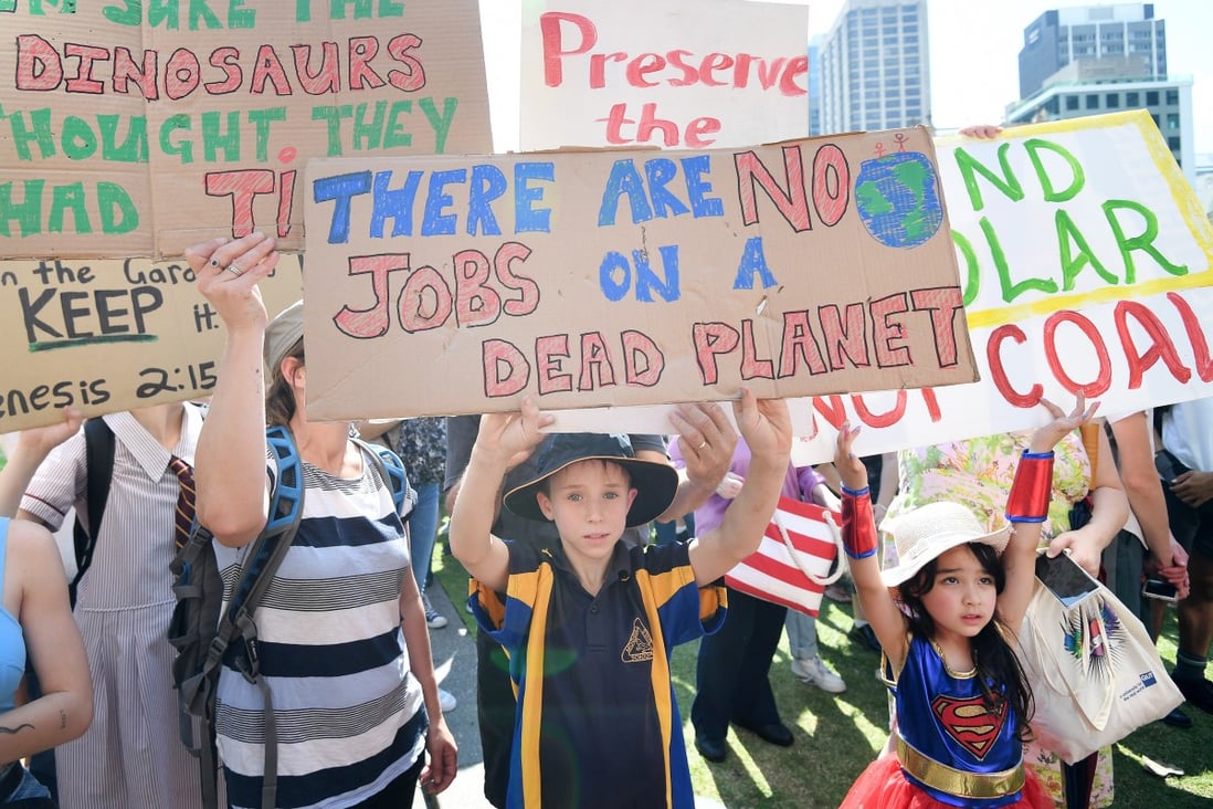 Young people participate in the Global Strike 4 Climate rally in Brisbane, Australia, on September 20. Following decades of sound science and evidence of rapid ecological deterioration, the world’s youth is now also making its voice heard. Photo: EPA-EFE