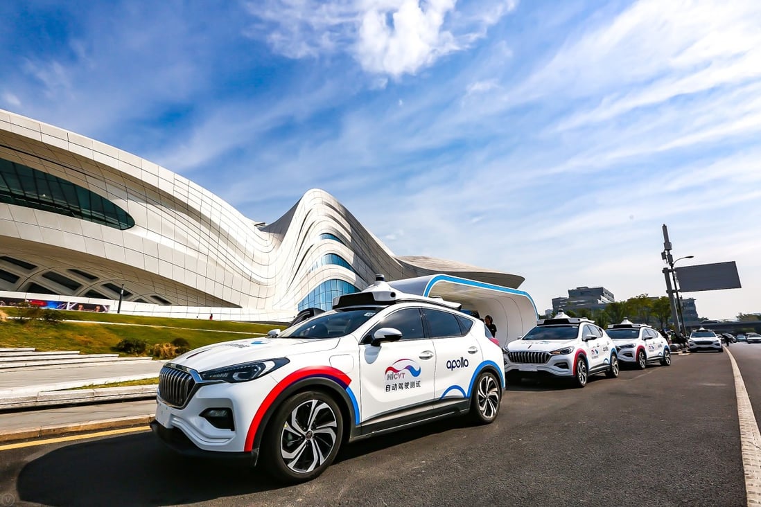 Baidu launches robotaxi services to the public in Changsha, capital of Hunan province, with a fleet of 45 autonomous cars, Sept 26, 2019. Photo: Handout