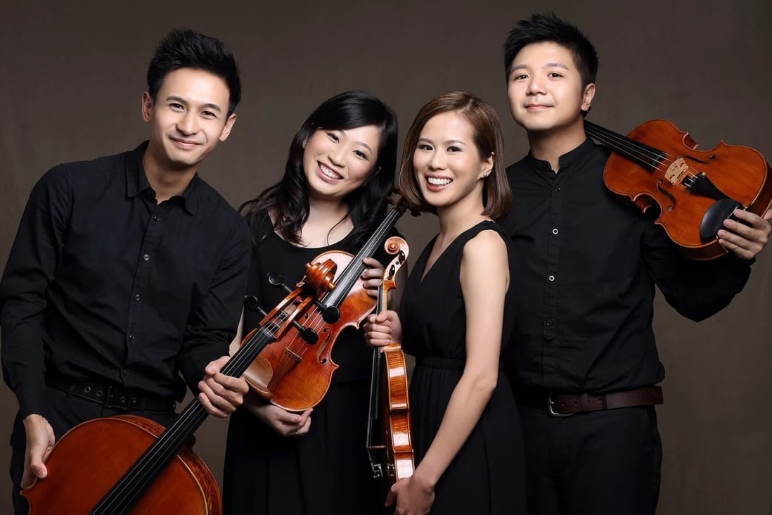 Romer String Quartet, comprising (from left) Eric Yip, Kiann Chow, Kitty Cheung Man-yui and Ringo Chan, will be among the performers at Hong Kong’s October chamber music concerts titled, ‘An Evening with Nordic Composers’, featuring Scandinavian music by Sibelius, Leifs, Nielsen, Grieg and Stenhammar.