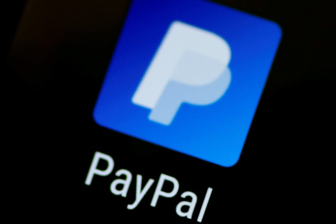 PayPal app logo seen on a mobile phone in this illustration photo October 16, 2017. Photo: Reuters