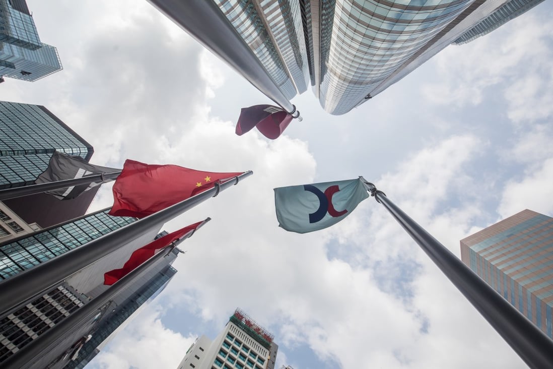 Chinese companies listed on Hong Kong’s stock exchange may be hit if the US pushes ahead with economic sanctions. Photo: Bloomberg