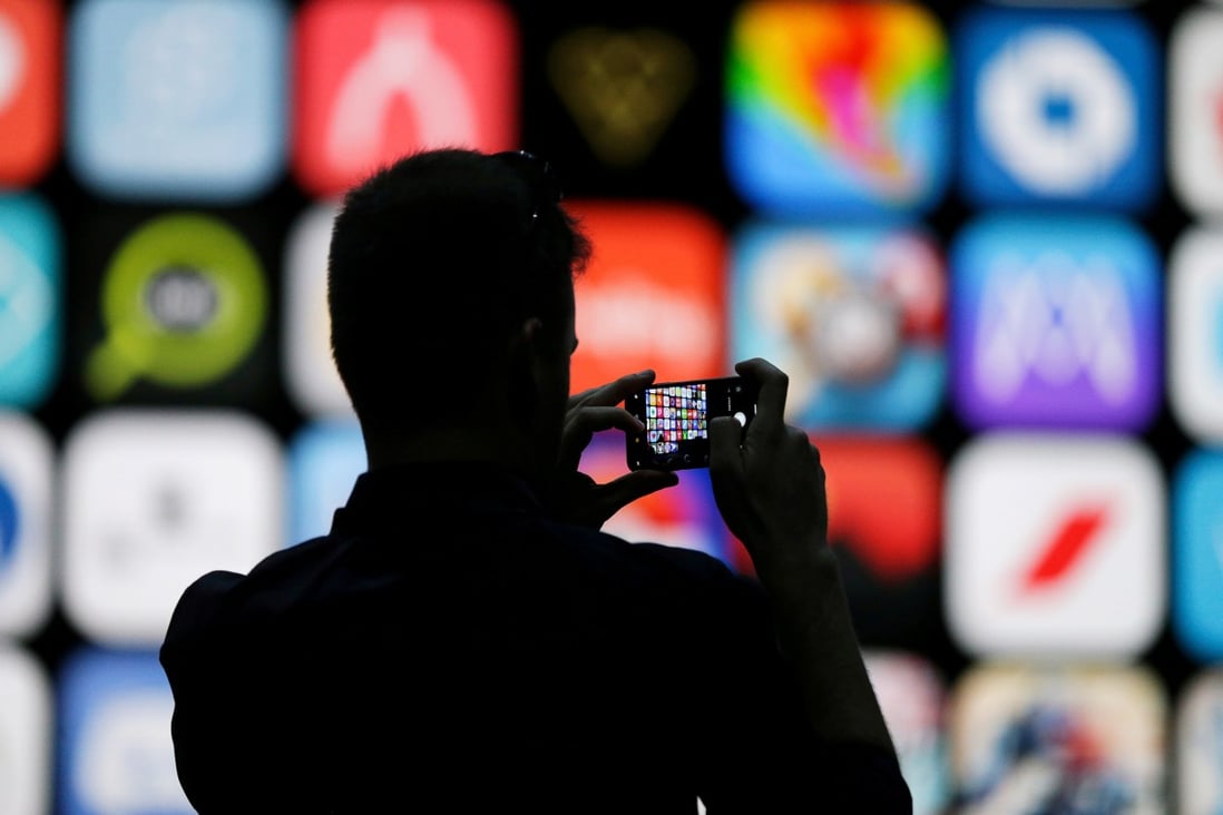 The developer said the app is built to “show events happening” in Hong Kong. Photo: Reuters